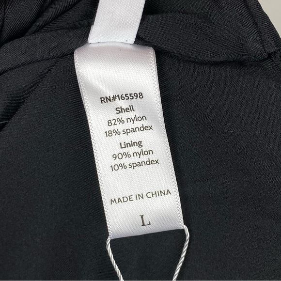 Andie The Santorini One Piece Swimsuit Cut-Out Black Size L NWT - Picture 10 of 10